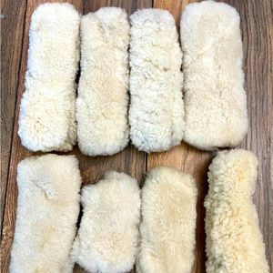 Equine Comfort sheepskin pads for halters.